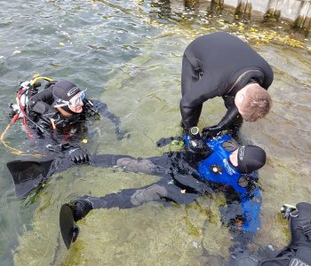Diver recovery training